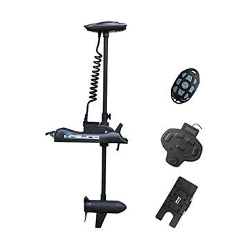 Black Haswing Bow Mount Electric Trolling Motor Fresh&Saltwater