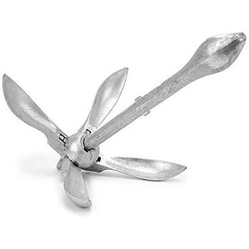 Crown Sporting Goods Galvanized Folding Grapnel Boat Anchors