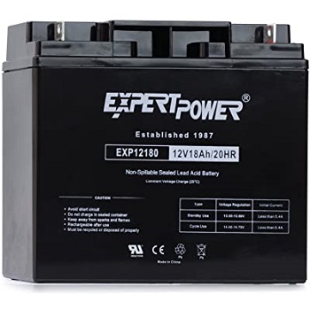 ExpertPower EXP12180 12V 18AH Lead Acid Battery 2 Pack