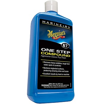 Meguiar’s M6732 Marine Polish One Step Compound 32 oz