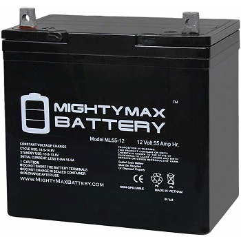 Mighty Max Battery 12V 55Ah Deep Cycle Marine Battery