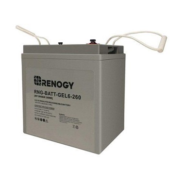 Renogy 6 Volt 260Ah Deep Cycle Pure Gel Battery