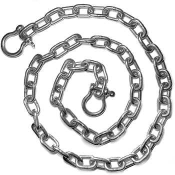 US Stainless 5/16" by 6' Stainless Steel 316 Anchor Chain