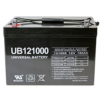 Universal Power Group 12V 100Ah Solar Wind AGM Battery