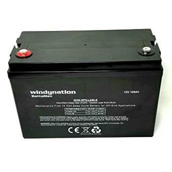 WindyNation 100 amp-Hour 100AH 12V AGM Battery