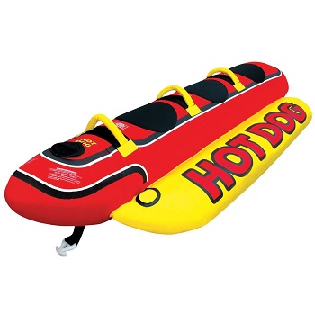 Airhead Hot Dog | 1-5 Rider Towable Tube for Boating
