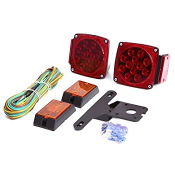 CZC AUTO 12V LED Submersible Trailer Light for Under 80 In Boat