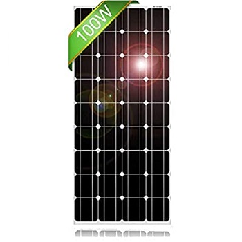 DOKIO 100 Watt 12V Solar Panel Marine Boat Off Grid