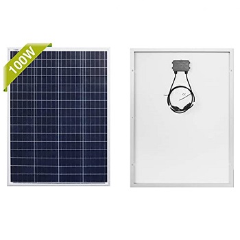 Newpowa 100 Watts 12 Volts Polycrystalline Solar Panel Marine