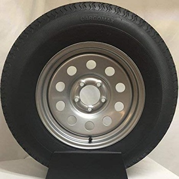 Wheel Express 15" Silver Mod Trailer Wheel with Radial ST205/75R15