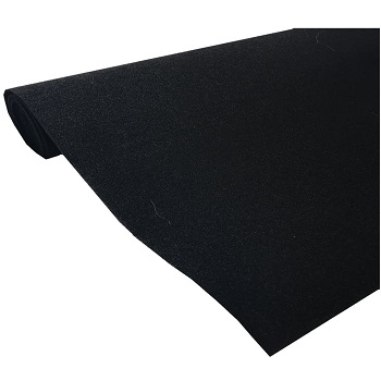 CPR Marine Upholstery Durable Carpet 72" x 36" Mini Roll (Black)