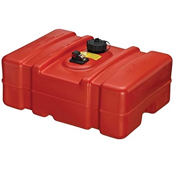 Scepter 08669 Rectangular Fuel Tank 12 Gallon Low Profile Red